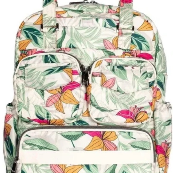 🌺RARE 🌺 LUG Jumper Backpack in Lily Sand - BEAUTIFUL NWT - Picture 3 of 16